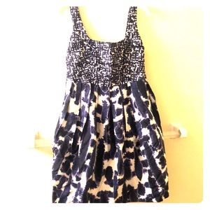 BB Dakota Navy Printed Sundress